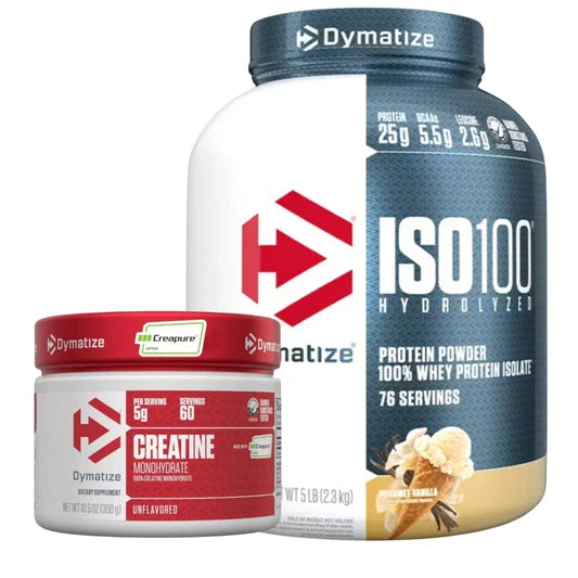 COMBO ISO 100 5 LB + CREATINA DYMATIZE 300 GR
