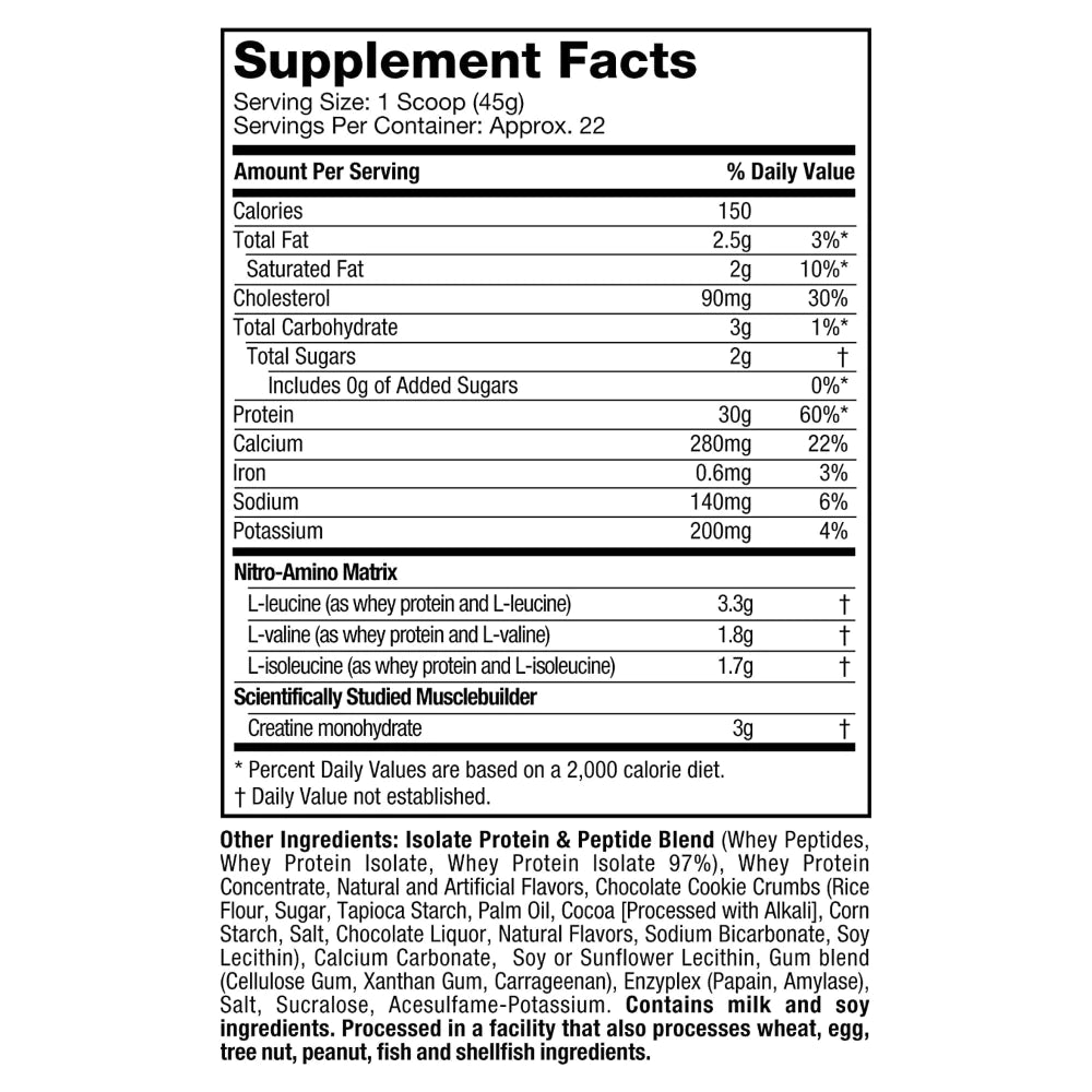 NITRO TECH MUSCLETECH 2 LIBRAS