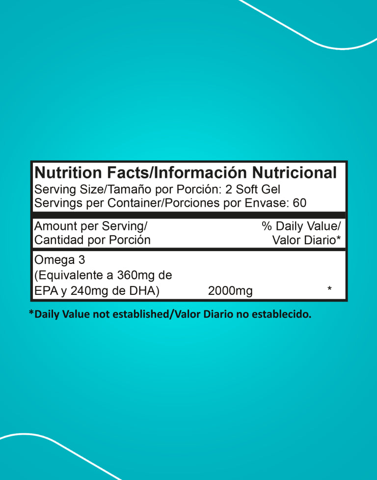 OMEGA 3 120 CÁPSULAS