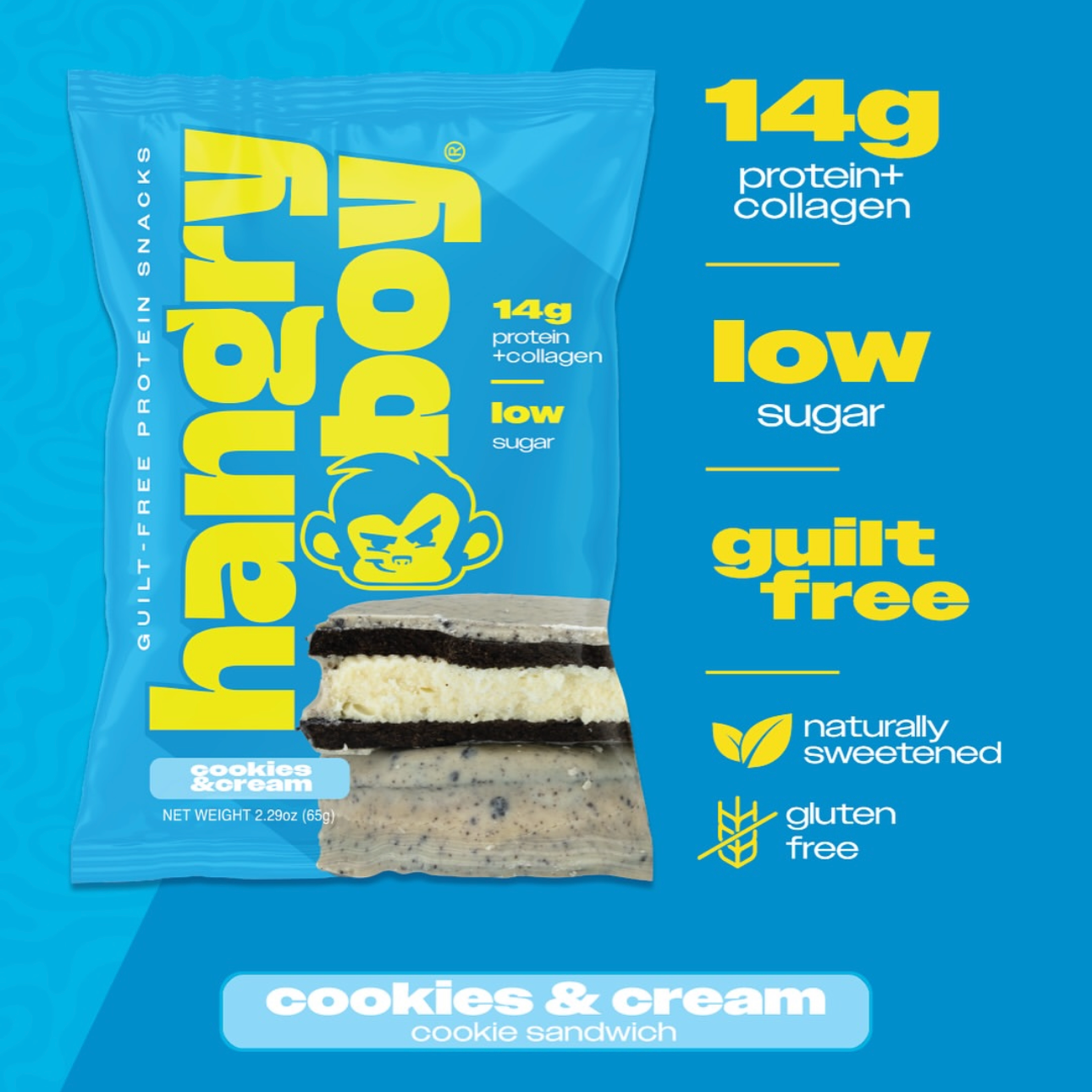 HANGRY BOY GALLETA PROTEÍNA UNIDAD