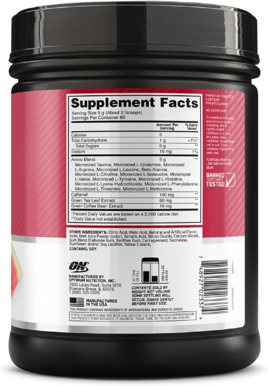 AMINO ENERGY 65 SERVICIOS