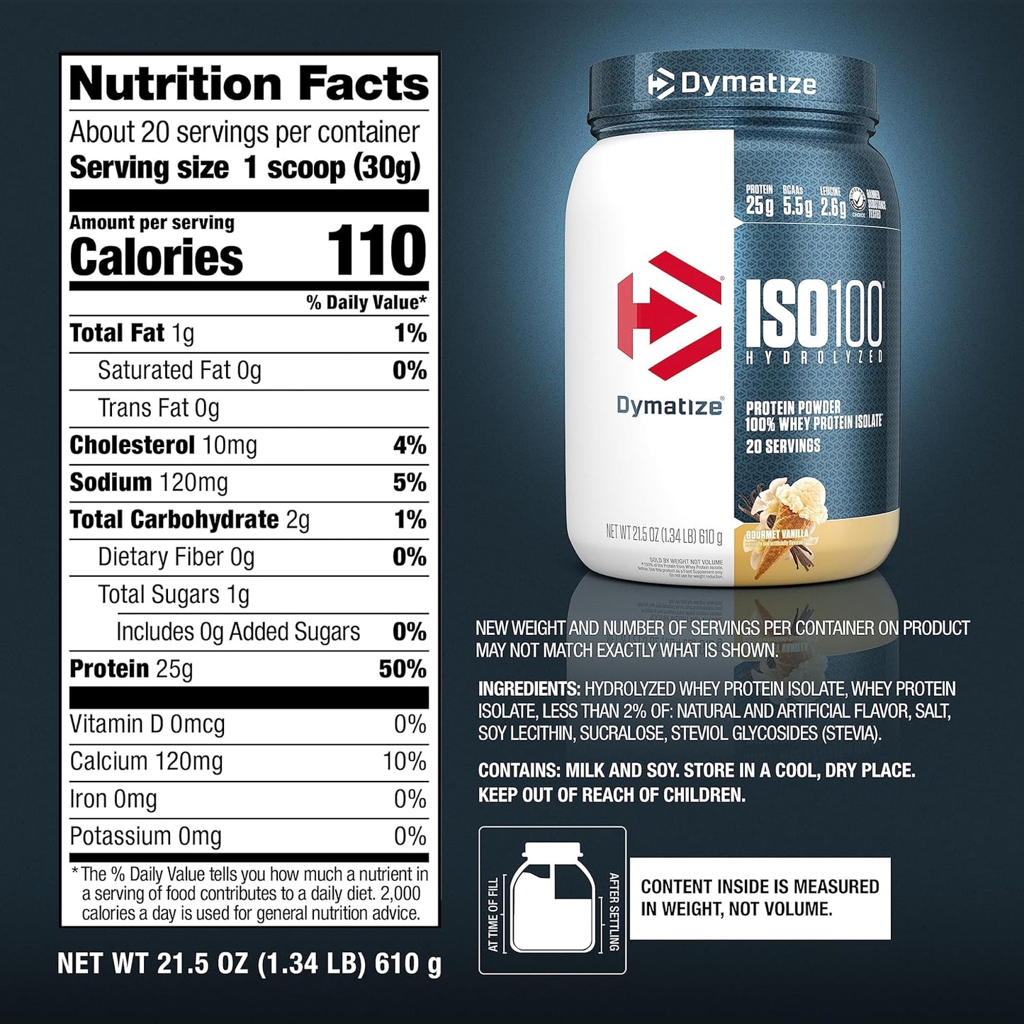 ISO 100 DYMATIZE 1.3 LIBRAS