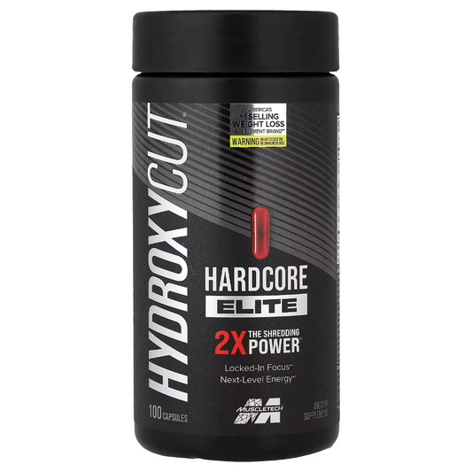 HYDROXYCUT HARDCORE MUSCLETECH 100 CÁPSULAS