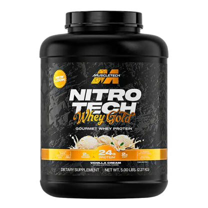 NITRO TECH WHEY GOLD MUSCLETECH 5 LIBRAS