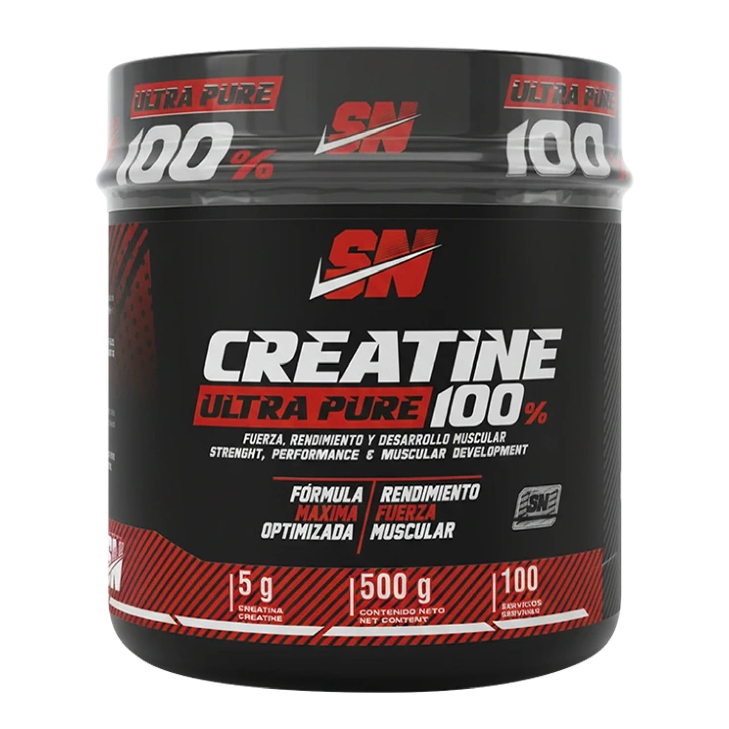 CREATINA ULTRA PURE IRON 500 GRAMOS