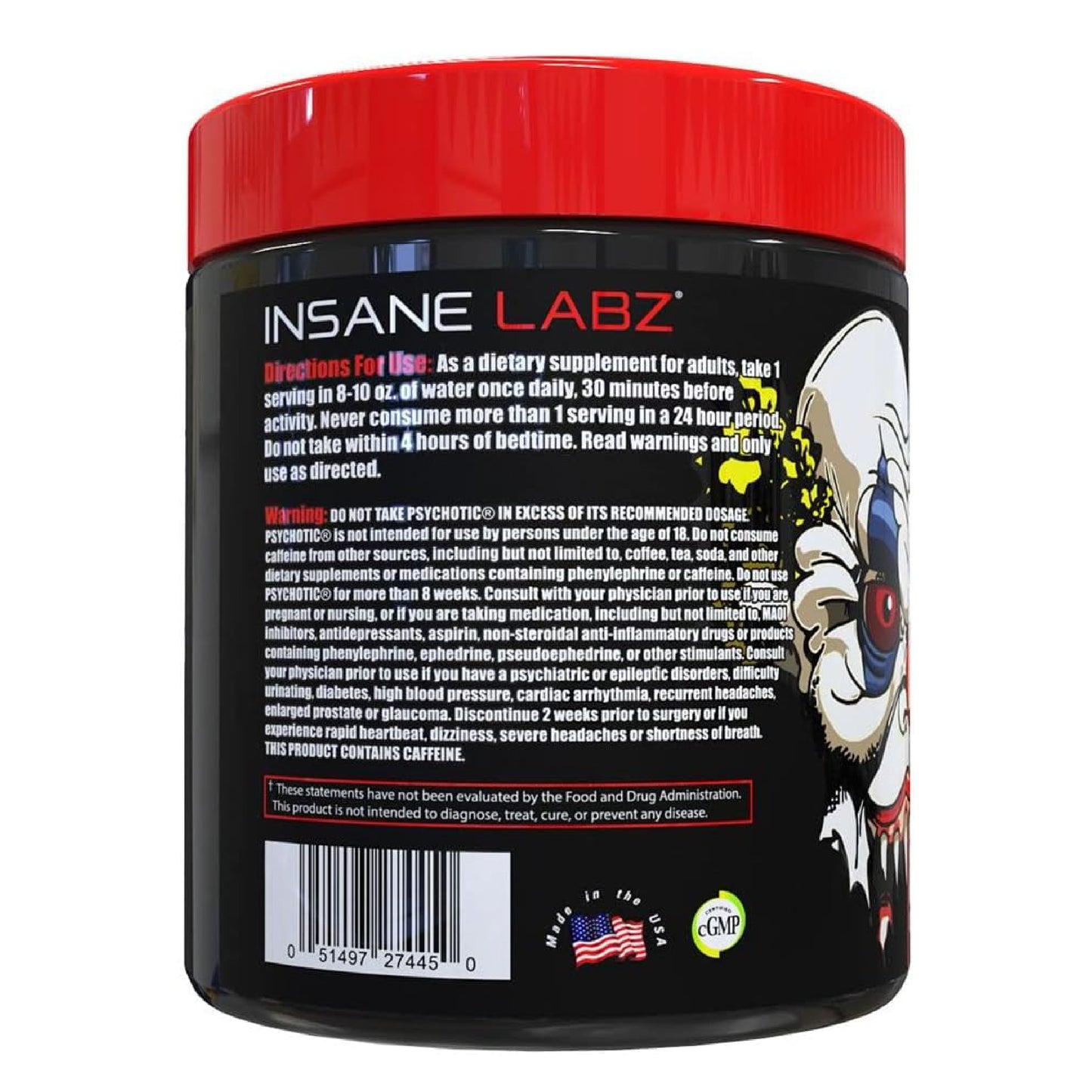 PSYCHOTIC PRE-WORKOUT 35 SERVICIOS