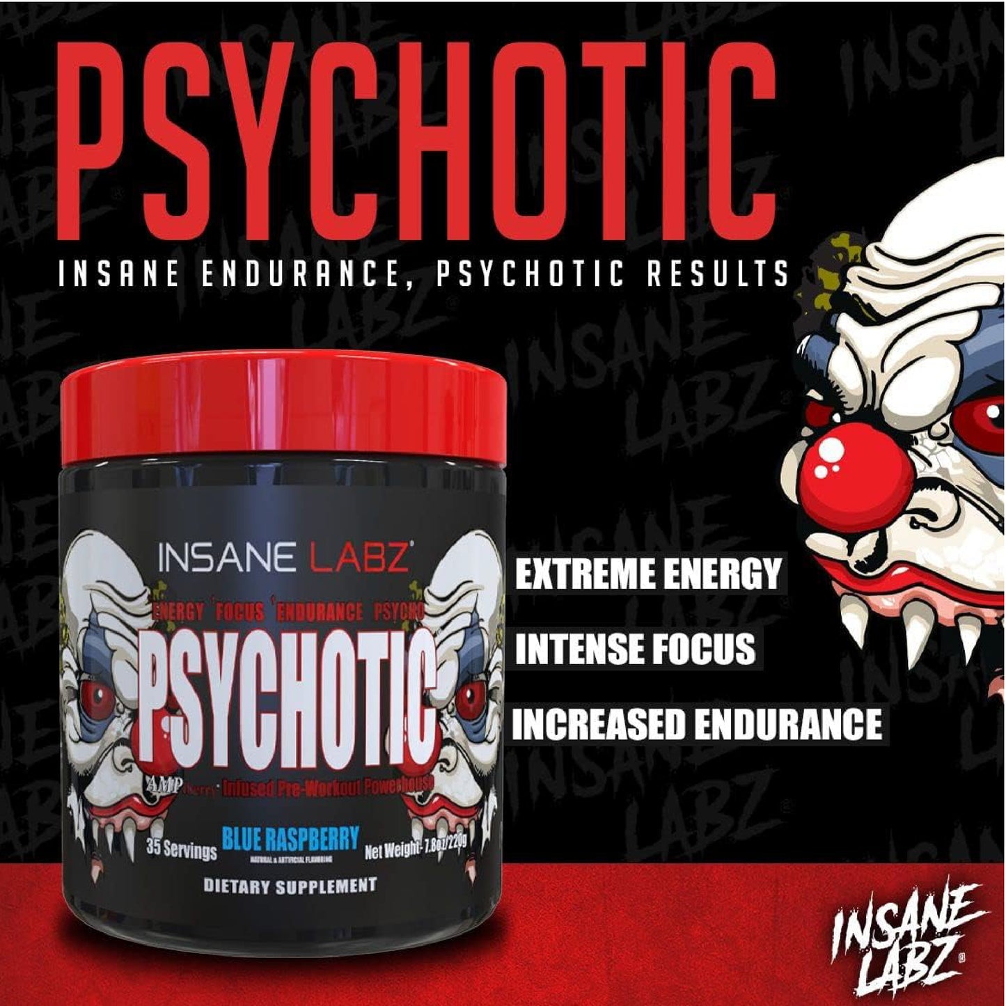 PSYCHOTIC PRE-WORKOUT 60 SERVICIOS