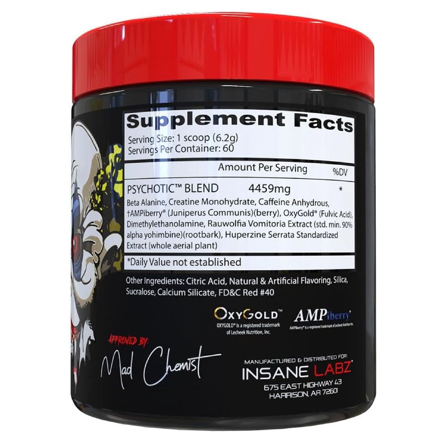 PSYCHOTIC PRE-WORKOUT 60 SERVICIOS