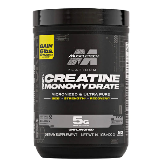 CREATINA MONOHIDRATO PLATINUM MUSCLETECH 400 GR