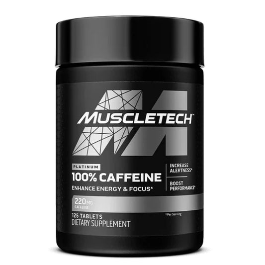 CAFEÍNA PLATINUM MUSCLETECH 125 TABLETAS
