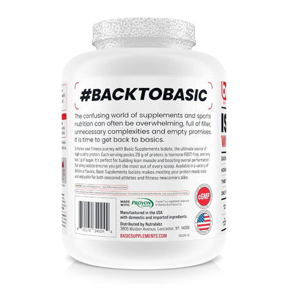 ISOLATE WHEY BASIC 5 LIBRAS