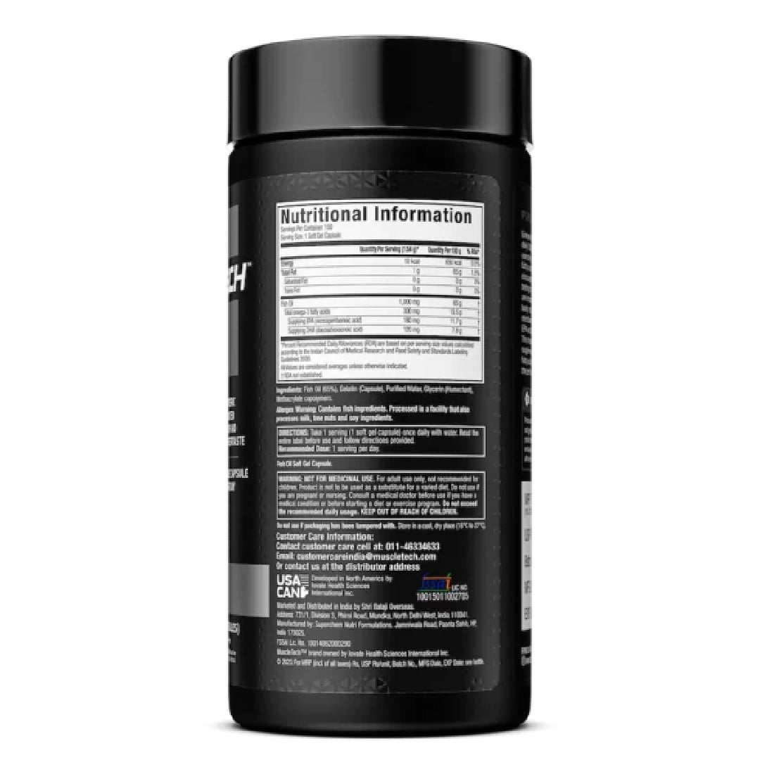 FISH OIL PLATINUM (OMEGA 3) 100 CÁPSULAS