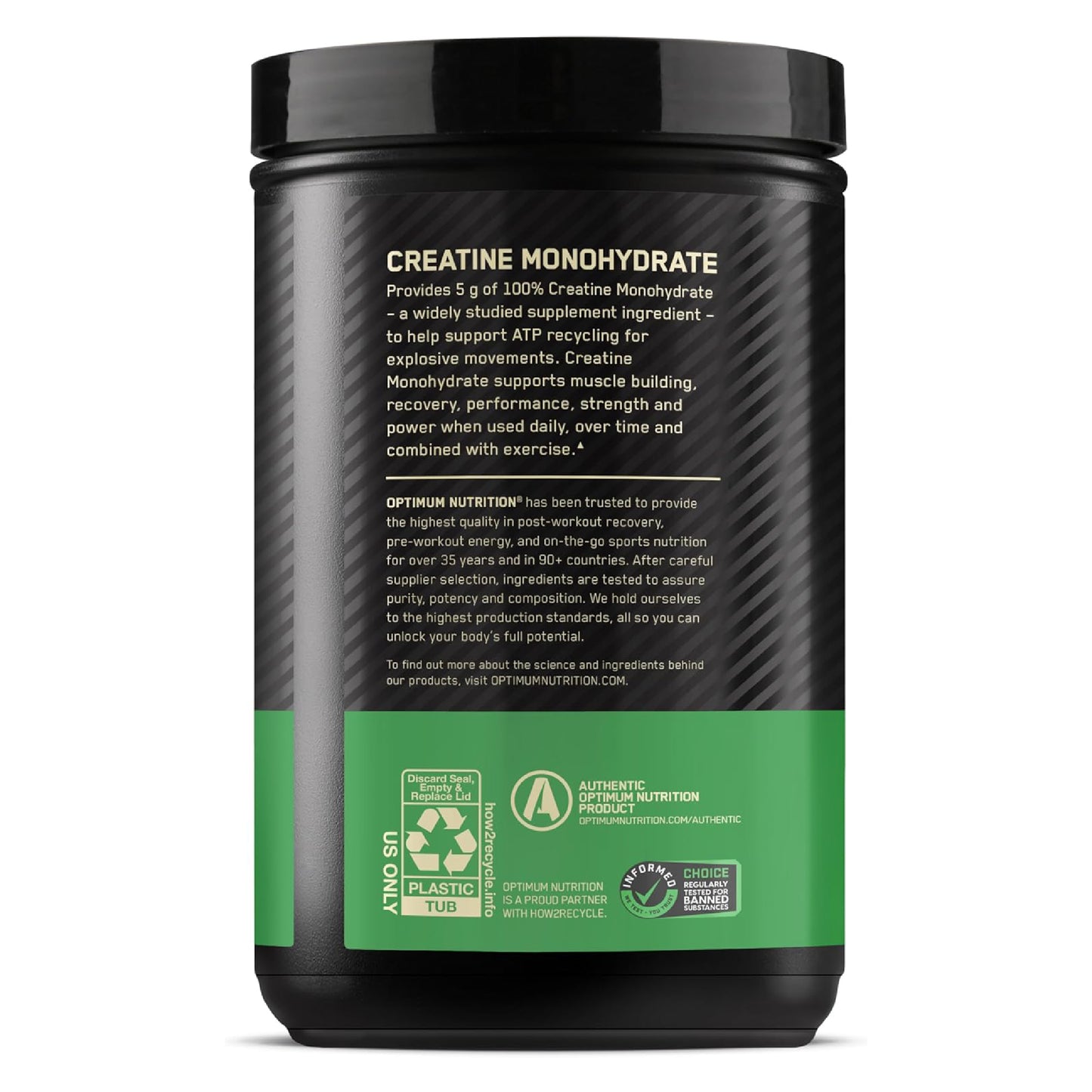 CREATINA MICRONIZADA ON 600 GRAMOS