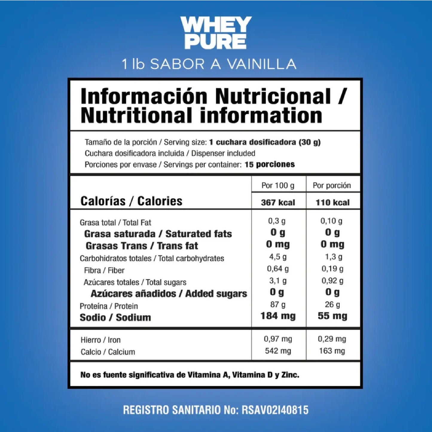 WHEY PURE 1 LIBRA