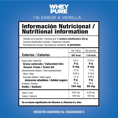 WHEY PURE 1 LIBRA