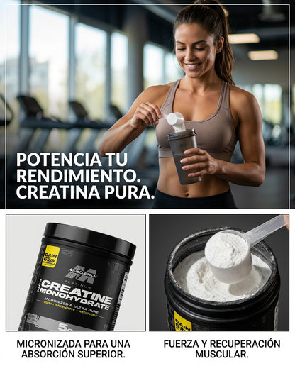 CREATINA MONOHIDRATO PLATINUM MUSCLETECH 400 GRAMOS